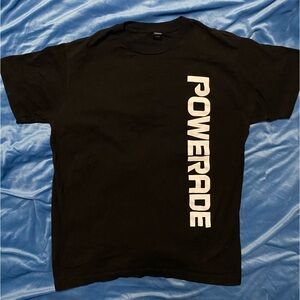 Powerade black shirt size M 100% cotton 2000s